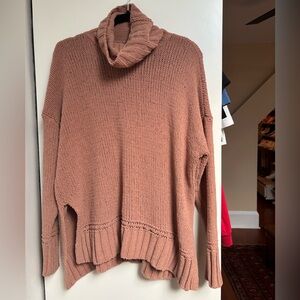 Aerie Women's Cowl Neck Sweater - Warm Rust